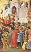 Simone Martini The Road to Calvary (mk08) Sweden oil painting artist